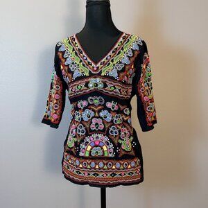 BCBG MAXAZRIA Boho Tieback Top